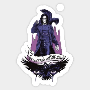 the crow 2 side Sticker